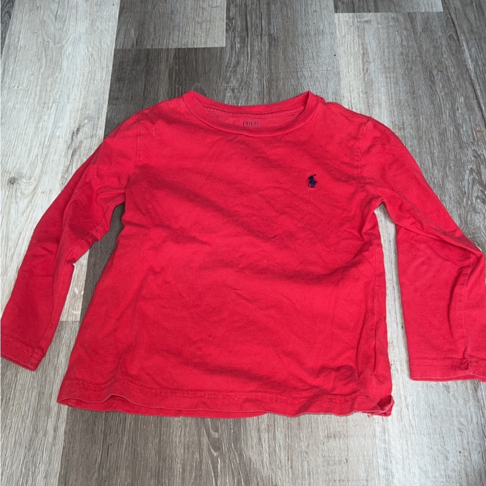 Ralph Lauren polo kids size 4T red long sleeve